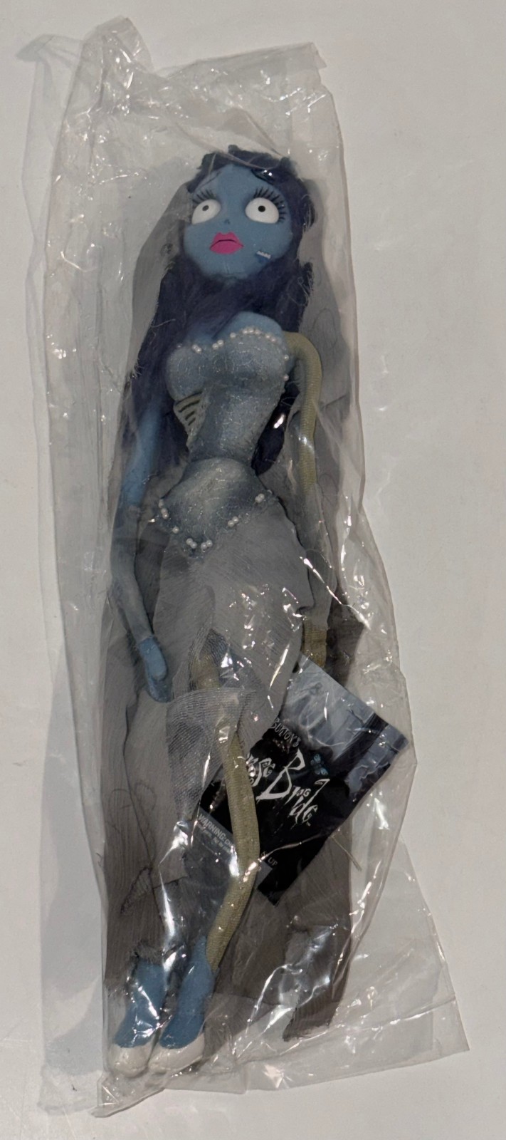 2005 CORPSE BRIDE Plush – EMILY VICTOR MAGGOT SKELETON BOY & GIRL w/ Retail Box!