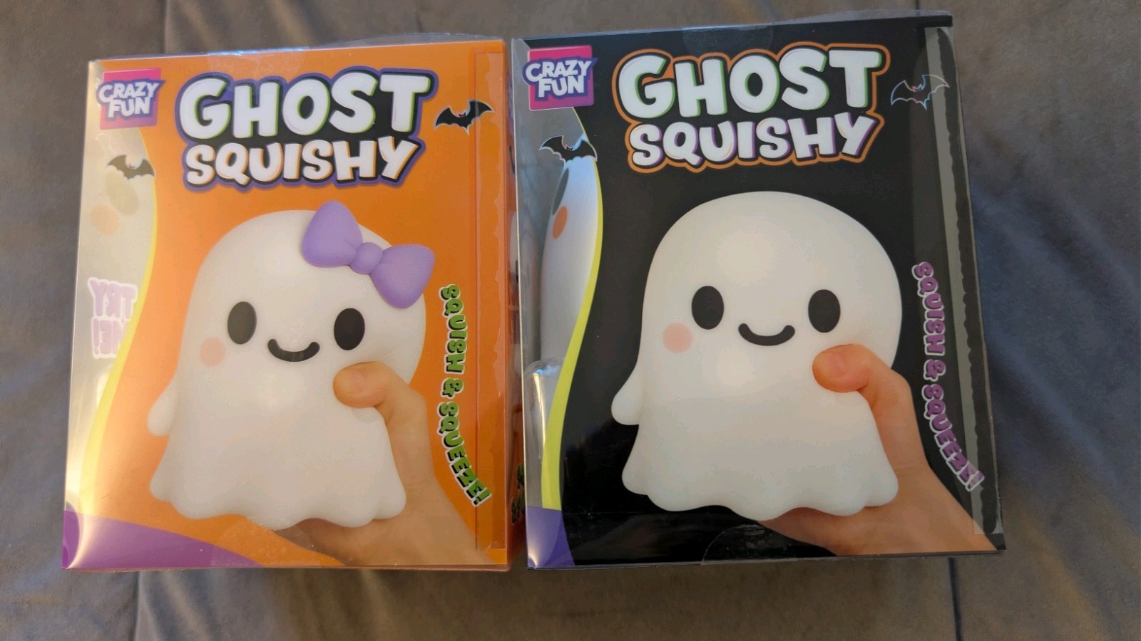 RMS Crazy Fun Ghost Squishy New In Box Set of 2 (Boy & Girl) Rare Viral Tik Tok