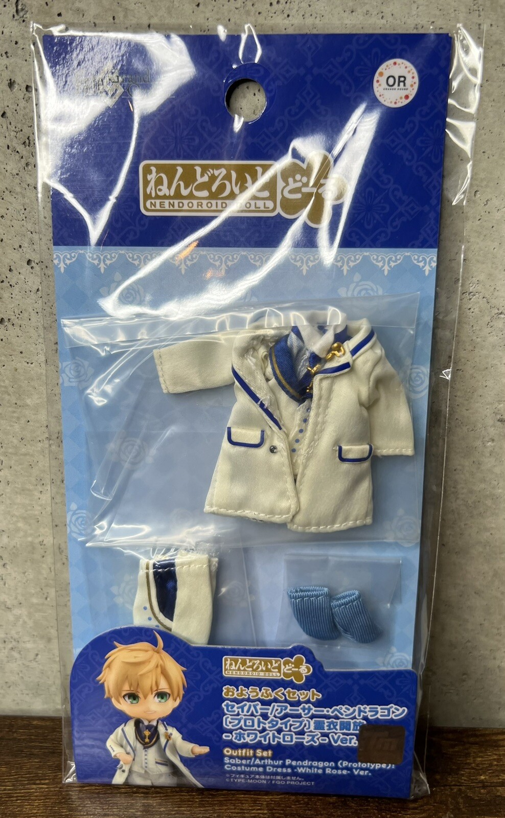 GSC Nendoroid Doll Outfit Set Saber/Arthur Costume Dress White Rose (In-Stock)