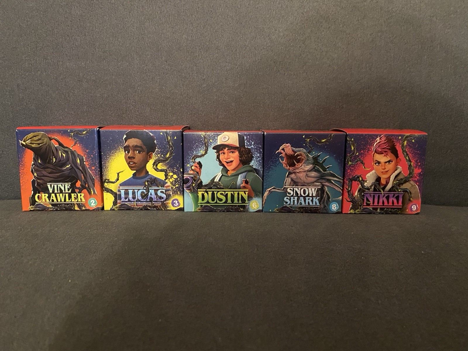 McDonald’s Stranger Things Tales From ‘85 Toys Lot of 5 #2, #3, #6, #8, & #9