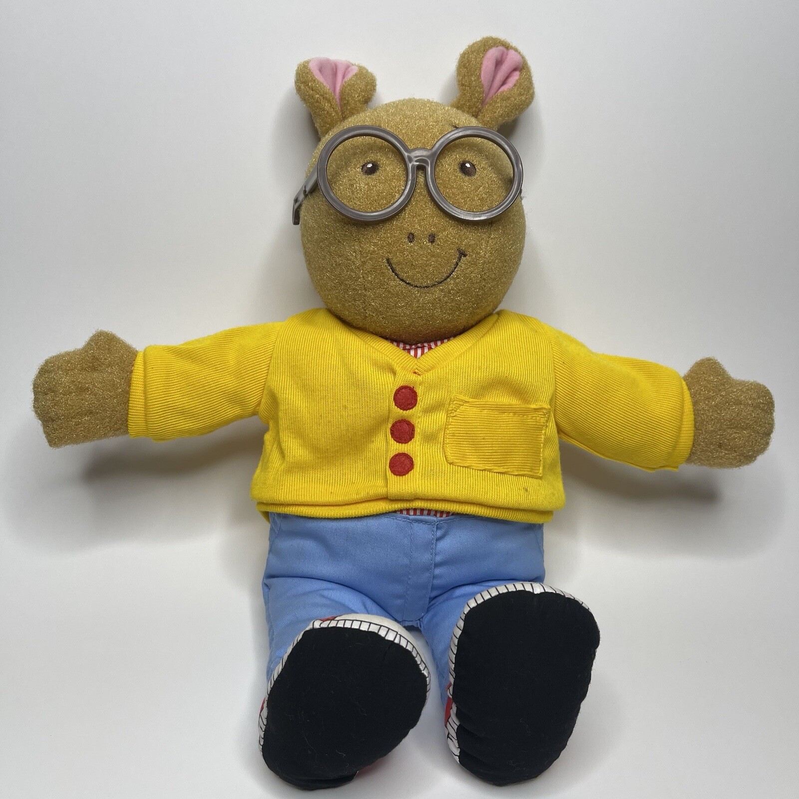 Playskool Talking Arthur Plush Toy Doll 18&Prime; Tall PBS Marc Brown Vtg 1996 Works