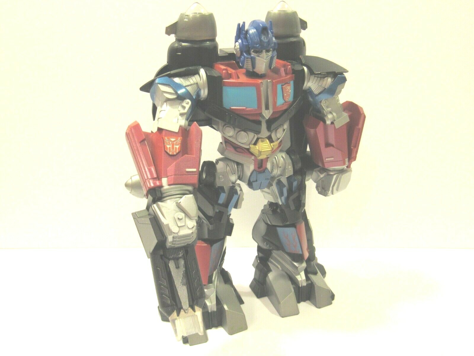 2008 Hasbro 12&Prime; OPTIMUS PRIME Transformers Mega Power Bot Kid Toy Sounds TESTED