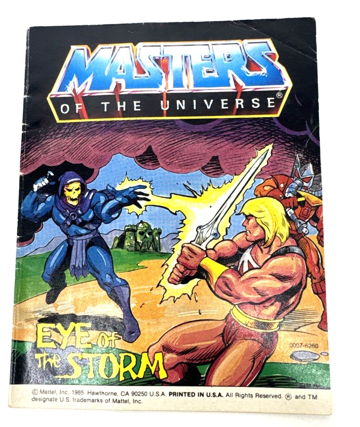 Vintage He-Men Masters of the Universe Mini Comic Book MOTU Eye of the Storm ‘85