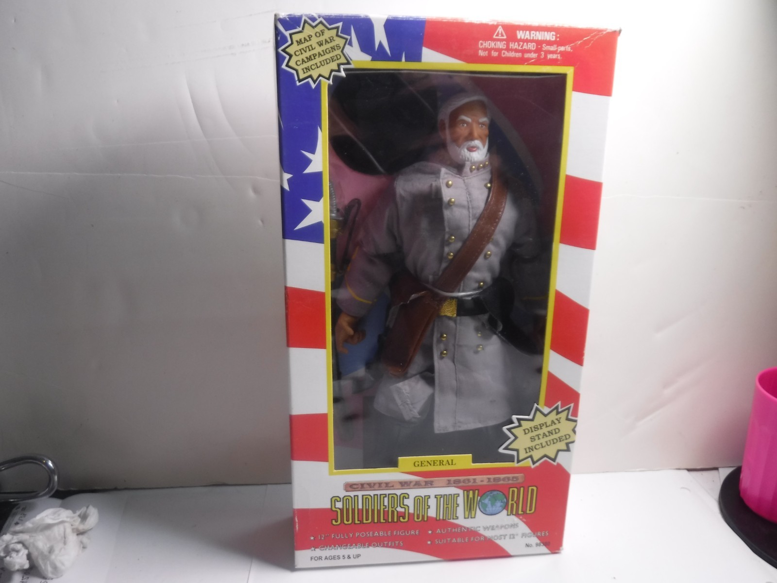 Soldiers Of The World Civil War GENERAL 12&Prime; Figure Vintage 1997 New