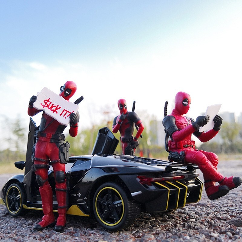 Deadpool Car Interior Figure – Dashboard Anime Decoration Action Figure for Fans