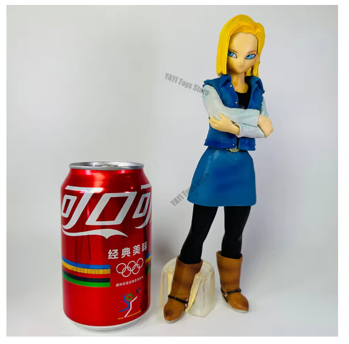 25CM Anime Dragon Ball Z Android 17 18 Figure Android 18 PVC Action Figures