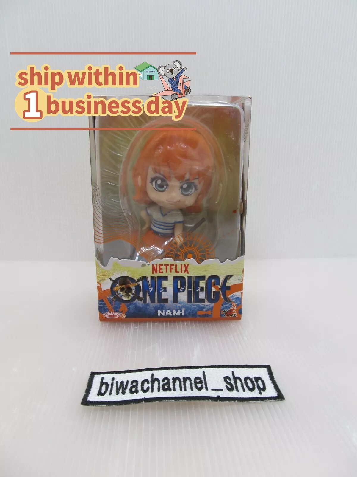 Hot Toys Cute Deformed Figure Cosbaby One Piece Netflix Nami Size S 11cm 4.33in