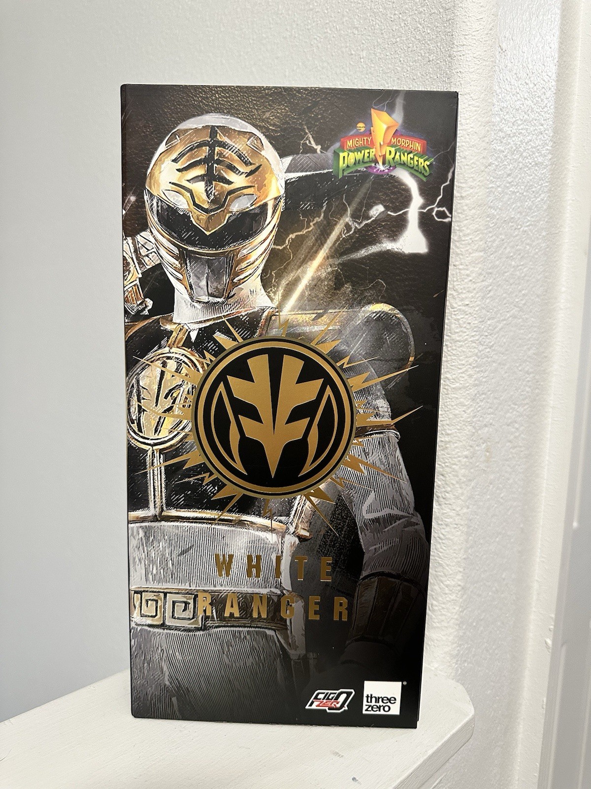 Threezero Mighty Morphin Power Rangers (MMPR) White Ranger 1/6 Action Figure NEW