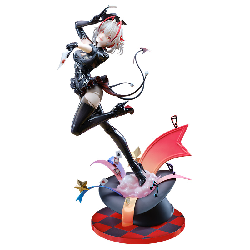 Offical Arknights W Static PVC 1/7 Dress Up Short Skirt Girl Figure Gift 29.5cm