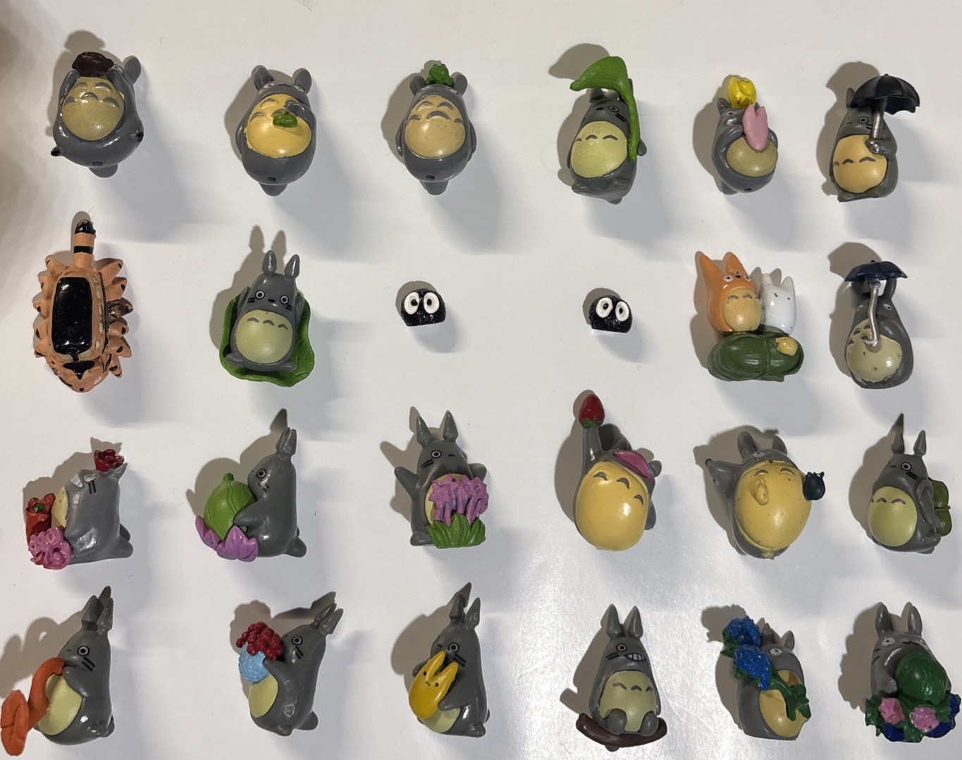 Lot of 24 My Neighbor Totoro Studio Ghibli Anime Mini Figures Figurines