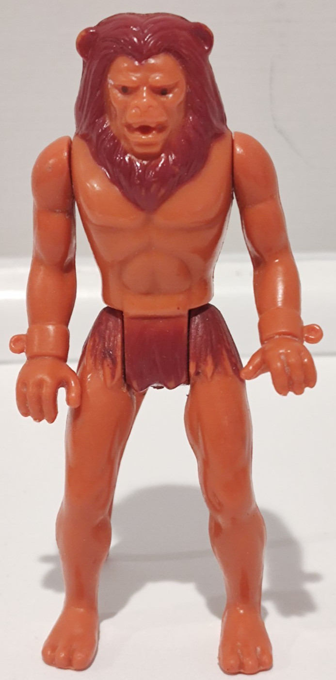 1979 Vintage Mattel Flash Gordon Thun Lion Man Action Figure With Tail