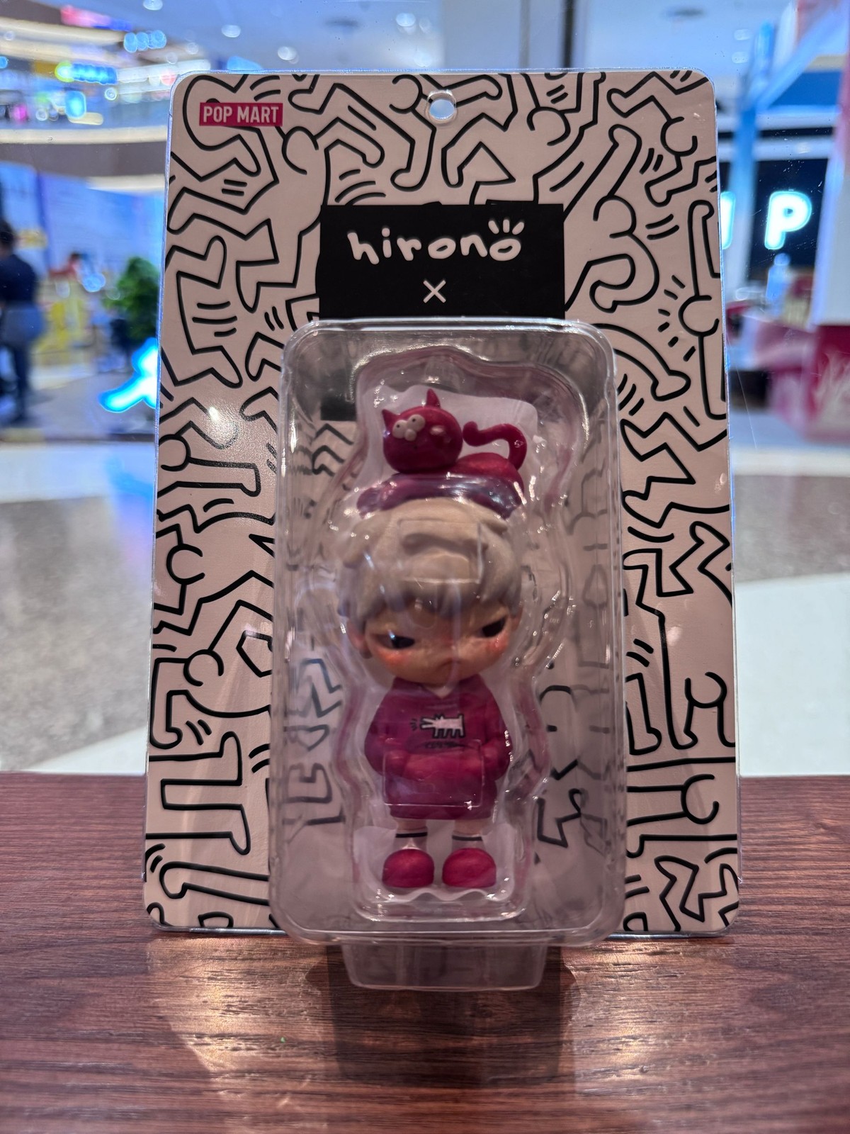 Authentic Hirono X Keith Haring Limited Edition Mini Figure Art Toy Hot Gift