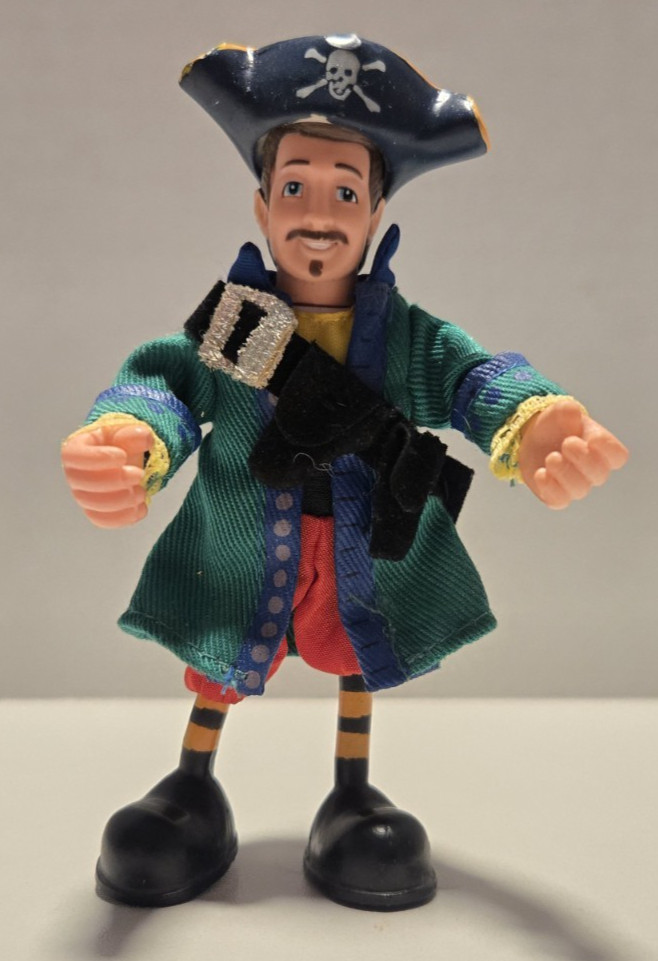 Odyssey Toys Jean Lafitte 4&Prime; Bendable Action Figure Missing Sword – Free to Ship