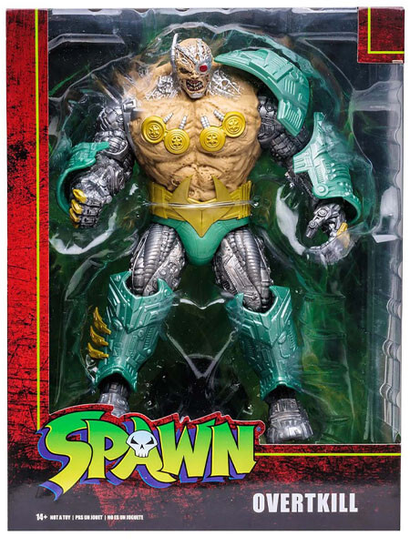 McFarlane Toys Spawn Overtkill Megafig Action Figure Brand New and In Stock