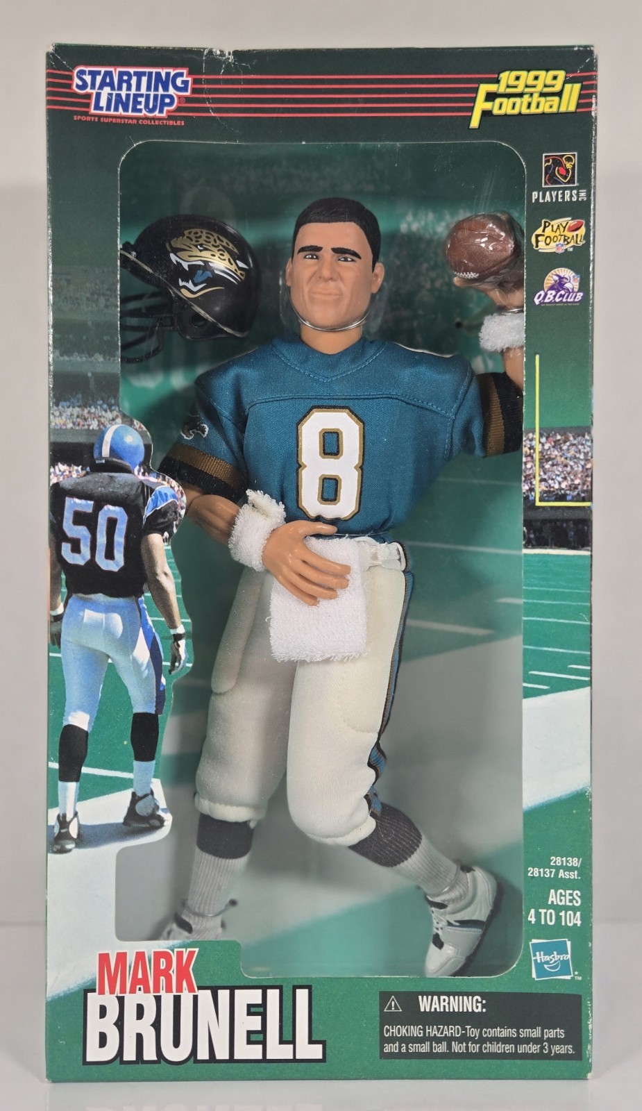 Mark Brunell Starting Lineup 1999 Football QB Fully Poseable Figure NIB
