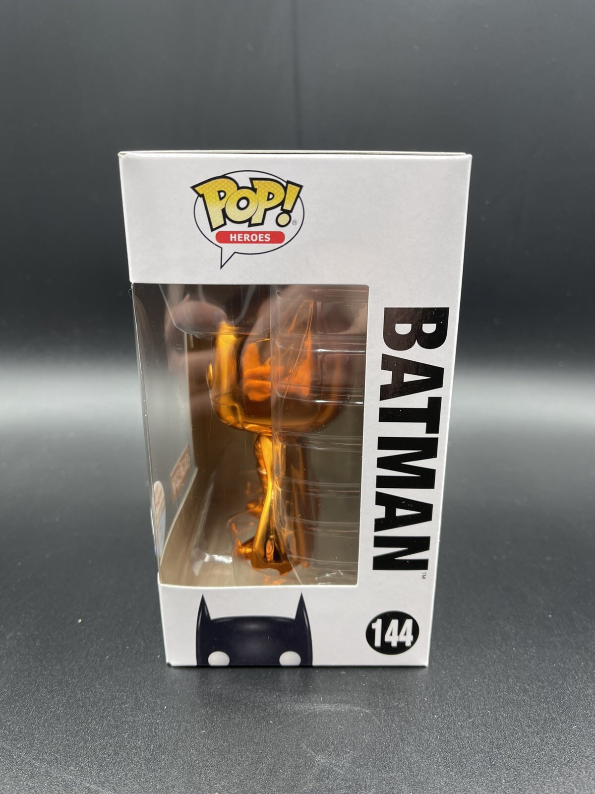 Funko Pop Orange Chrome Batman Exclusive Secret Base Sticker – Japan Exclusive