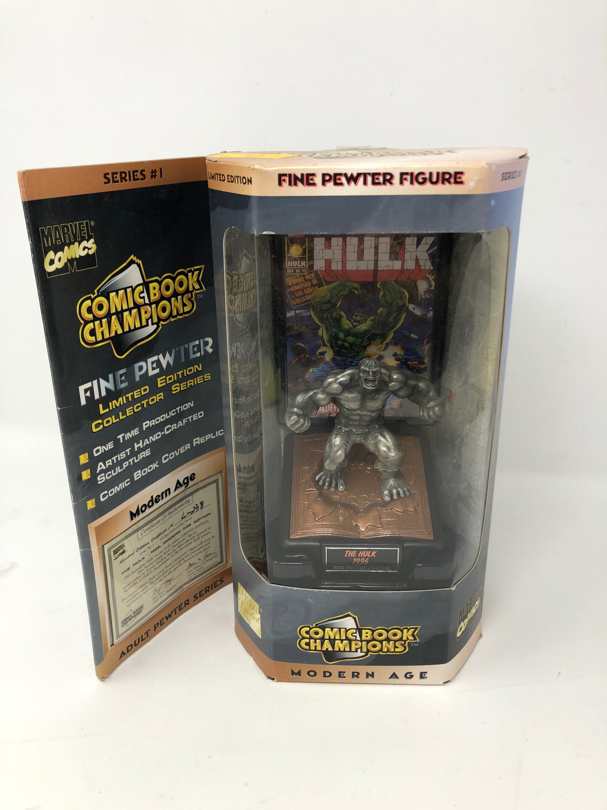 Marvel The Hulk 1996 Fine Pewter Figure Modern Age Limited Edition
