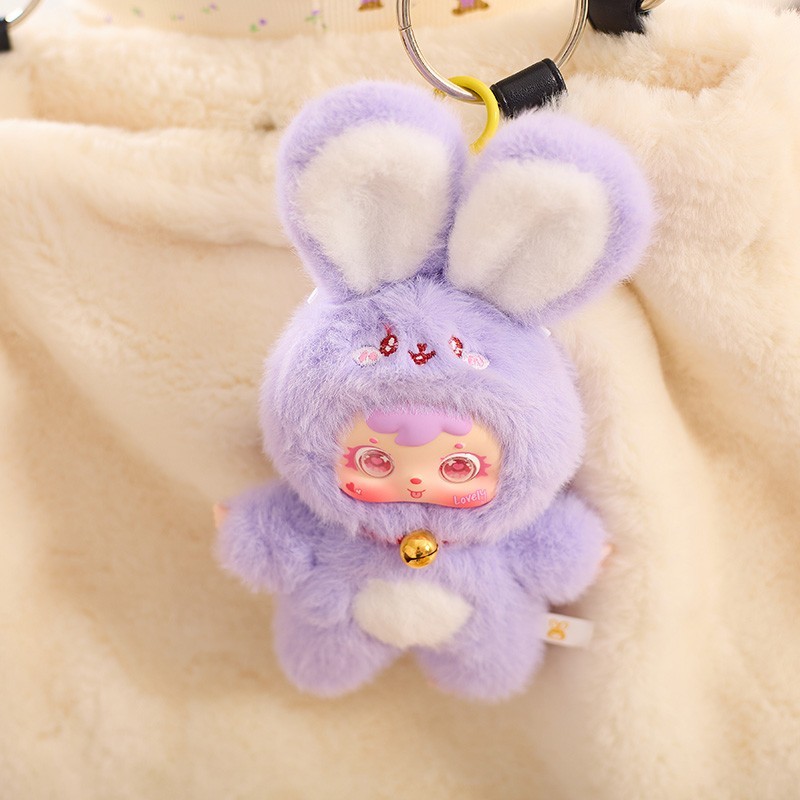 7&Prime; Blind Box Rabbit Plush Keychain Mystery Bunny Doll Large Toy US STOCK Gift