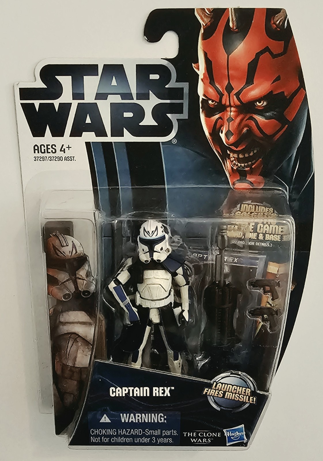 STAR WARS THE CLONE WARS CW13 CAPTAIN REX 3.75&Prime; ACTION FIGURE FAST SHIPPING
