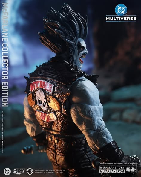 McFarlane DC Multiverse Collectors Edition Lobo & Space Dolphin In Hand