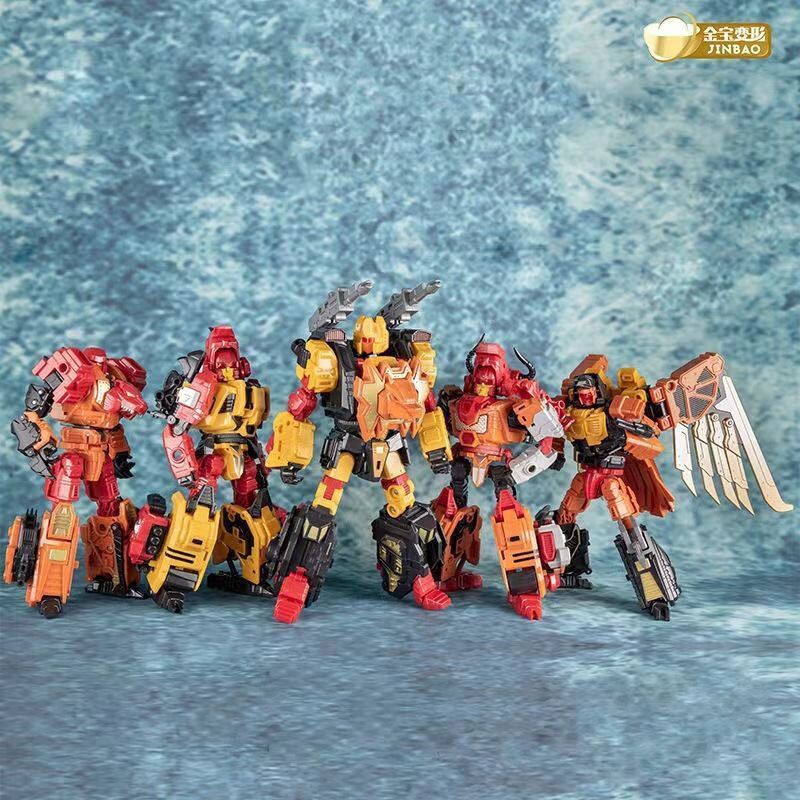 Jinbao Bruticus Warbotron+ Predaking Feral Rex Oversized Transform Figure NO/BOX