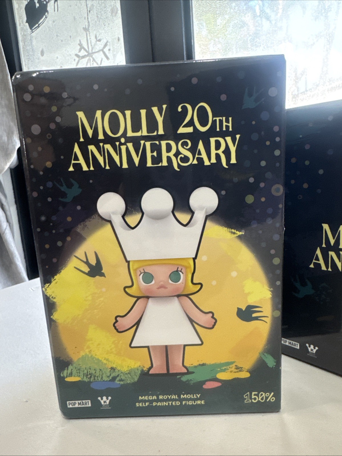 Authentic Mega Royal Molly 150% 20th Anniversary Self Painted Figure & Paint Set