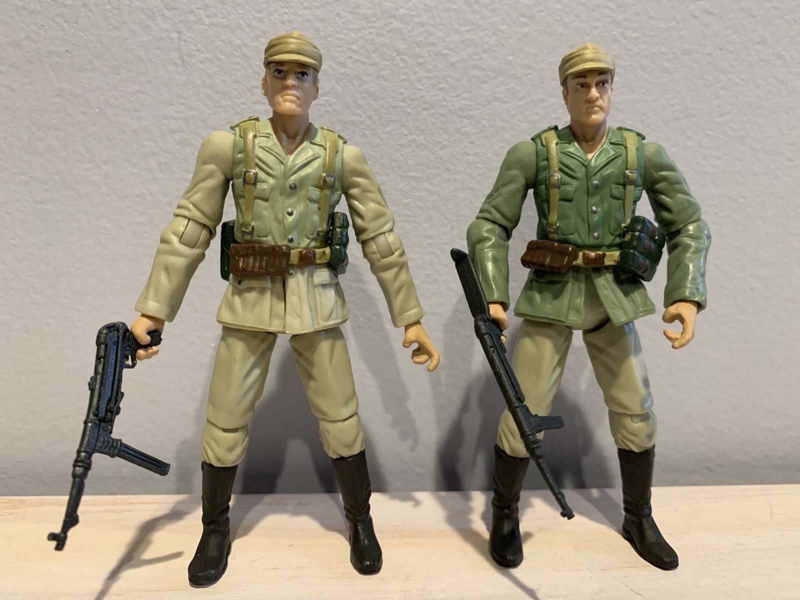 Indiana Jones 3.75&Prime; Hasbro Raiders Last Crusade German Soldiers 2 pack Loose