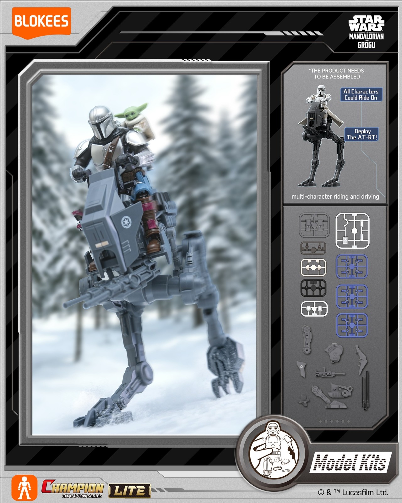 Genuine Blokees Star Wars Action Figures CCLite Model Kits Unopen Blind Box Toys