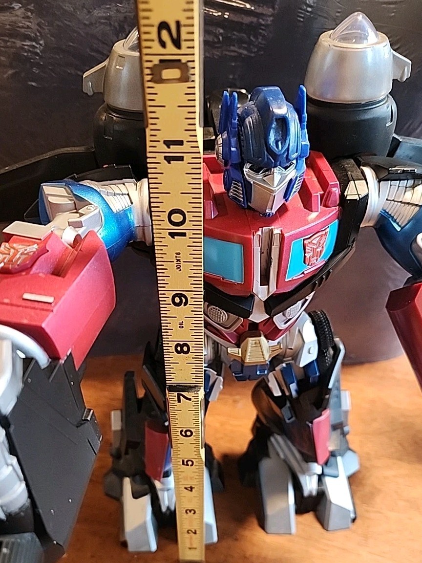 Transformers 12” Mega Power Bots Optimus Prime Hasbro 2008