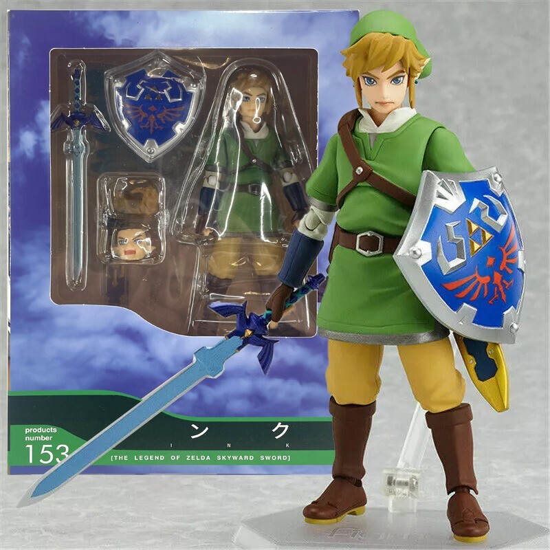 The Legend of Zelda Link Skyward Master Sword 5&Prime; Collection Toy PVC Figure