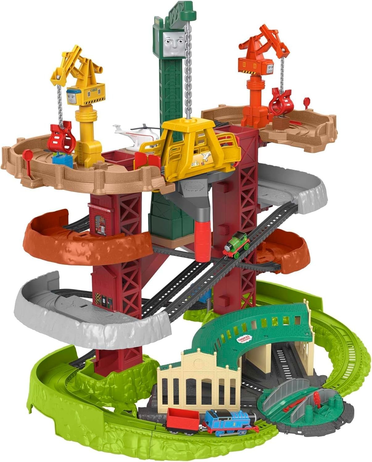 Motorized Train Set Thomas & Friends Trains Cranes Super Tower track preschool