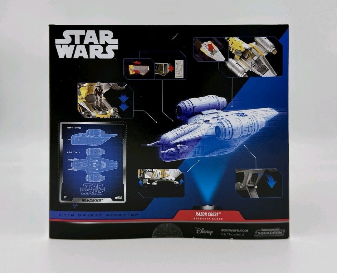Star Wars Micro Galaxy Squadron The Razor Crest 0235 Mandolorian And Grogu NIB