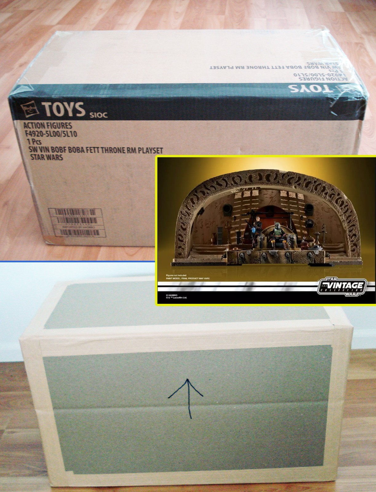 Star Wars The Vintage Collection BOBA FETT&rsquo;S THRONE ROOM Sealed