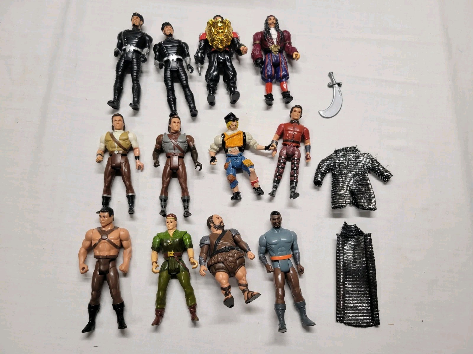 Hook Movie 1991 Figures Lot Of 12 Captain Hook Peter Pan Etc