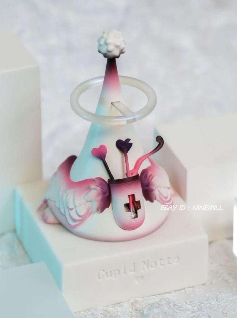 1001 Moons Studio Notte-Pink black Cupid Model Statue Tidal Current