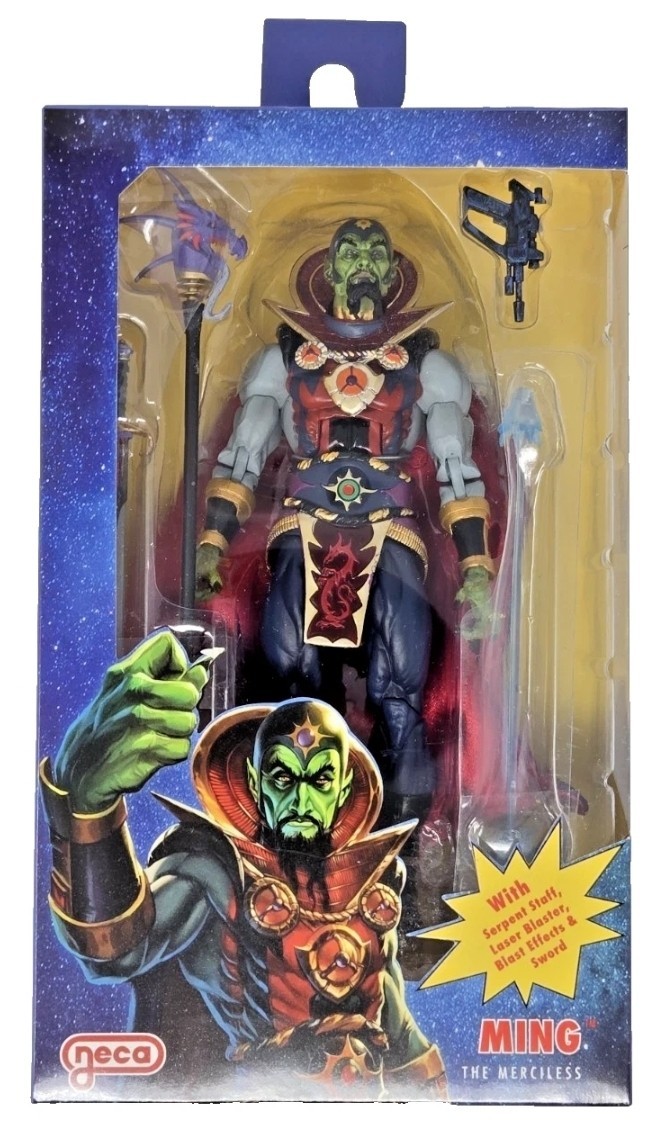 NECA Defenders of the Earth Ming the Merciless 7″ Action Figure NIB Collectible