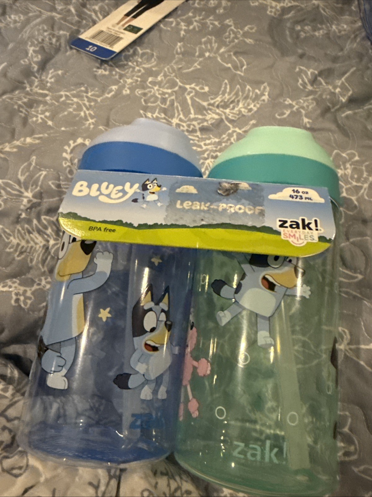 Bluey Leak Proof Zack! BPA free. 16oz. 473 ml.