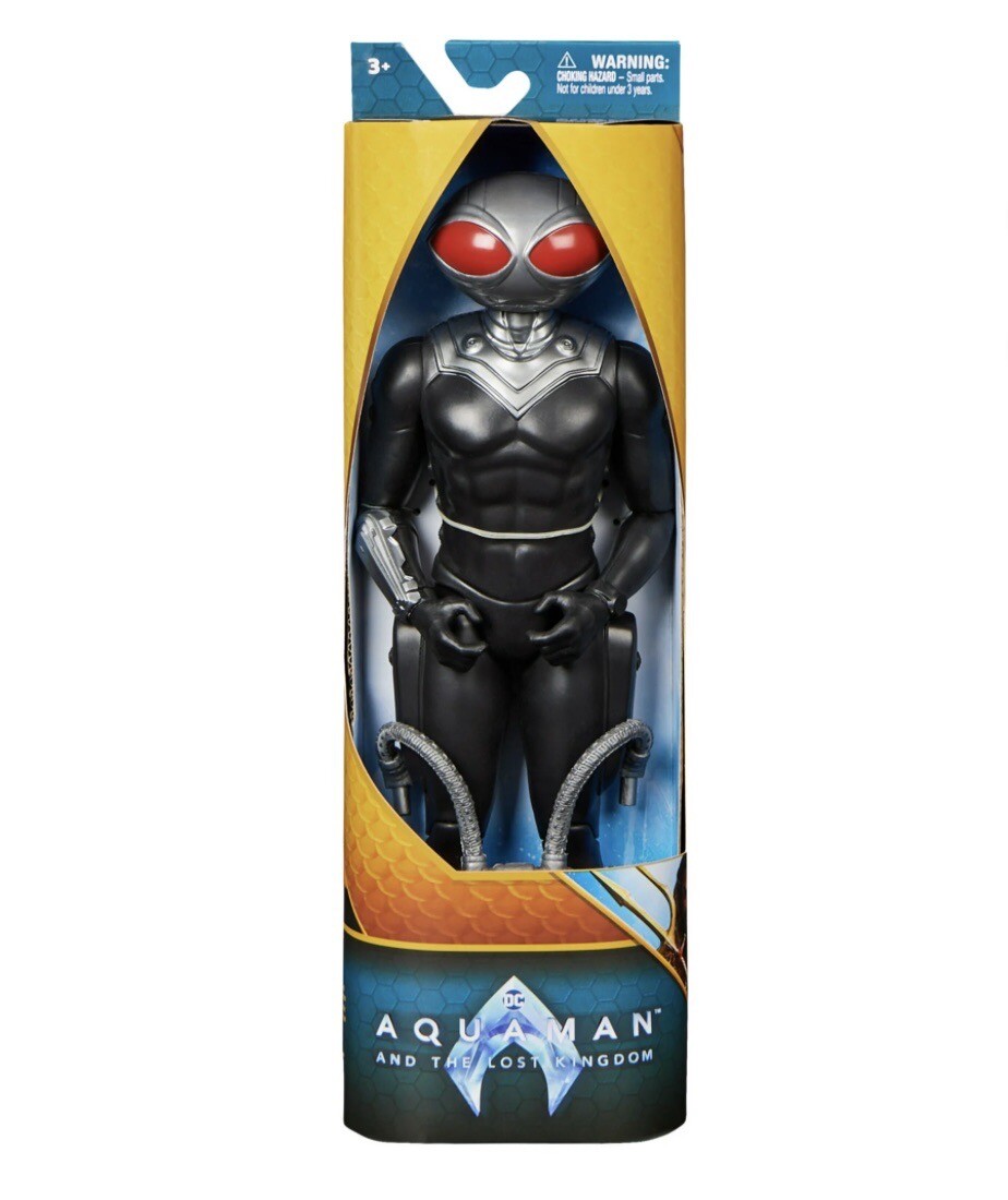 DC Aquaman and the Lost Kingdom BLACK MANTA 1ST EDITION 12&Prime; FIGURE 2023