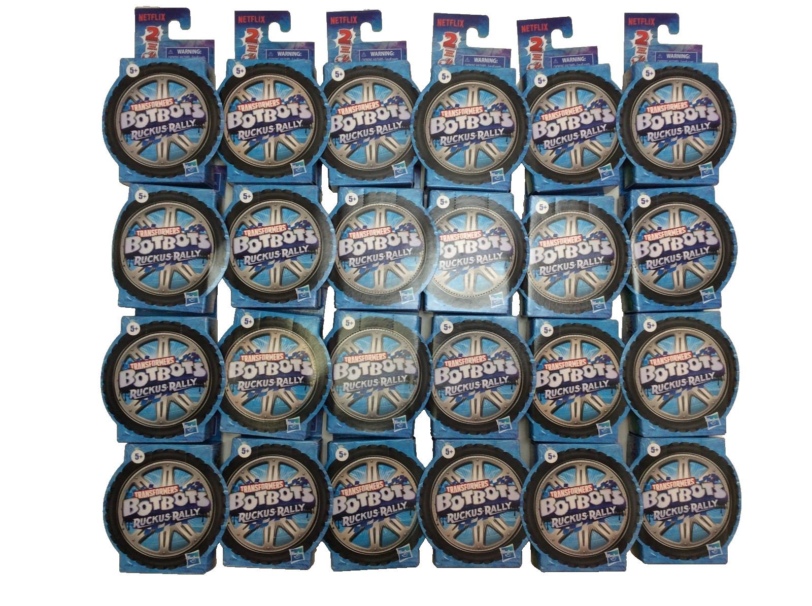 Transformers BotBots Ruckus Rally Series 6, 24 Mystery Packs, Style May Vary