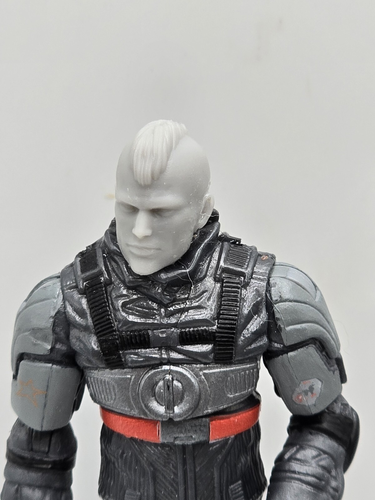 3d Print Soap Mcttavish HEAD, 1:18 3 3/4&Prime; GI Joe 25th Anniversary B46