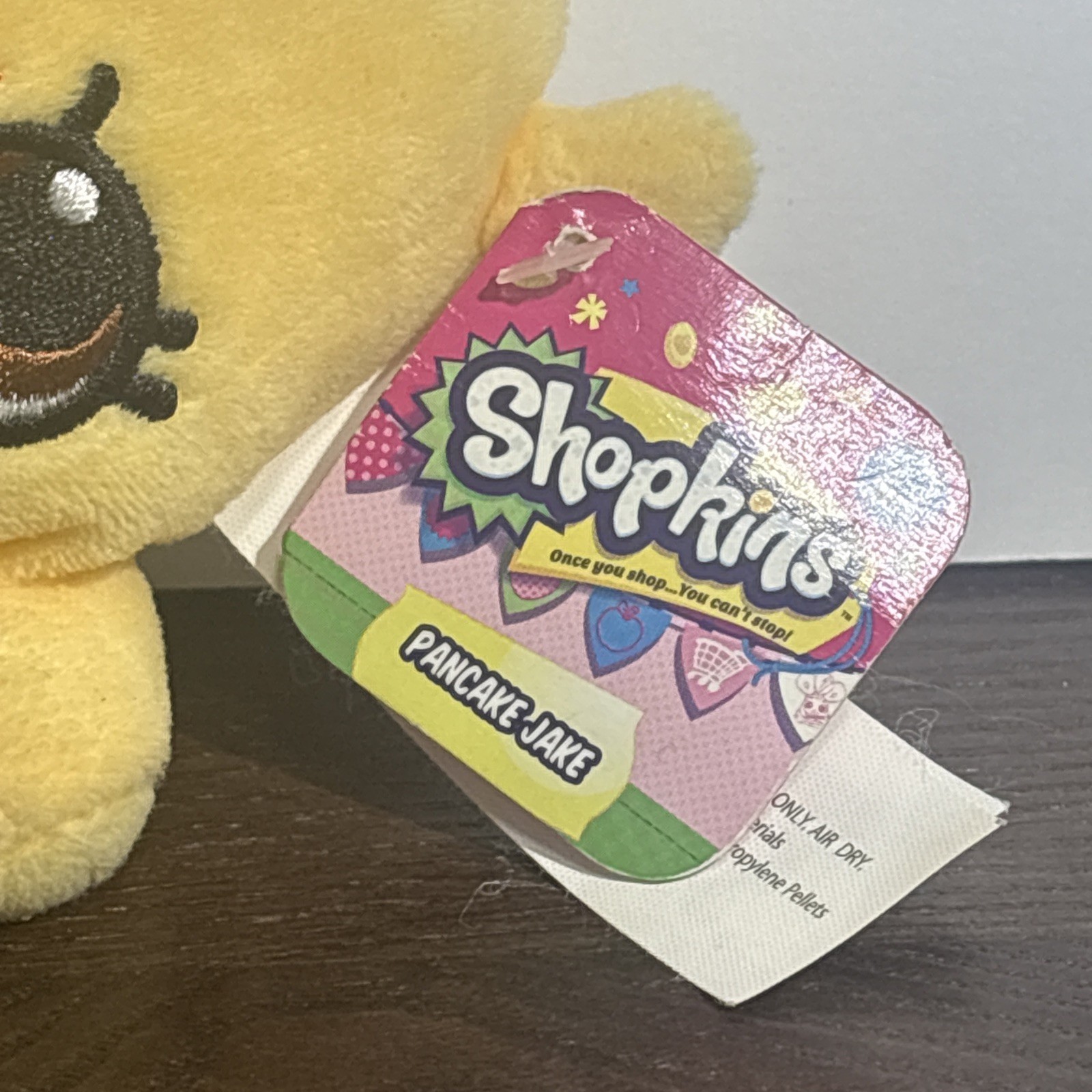 Shopkins Pancake Jake Bean Plush Toy Soft 6&Prime; 2016 Girl Boy NWT Moose Enterprise