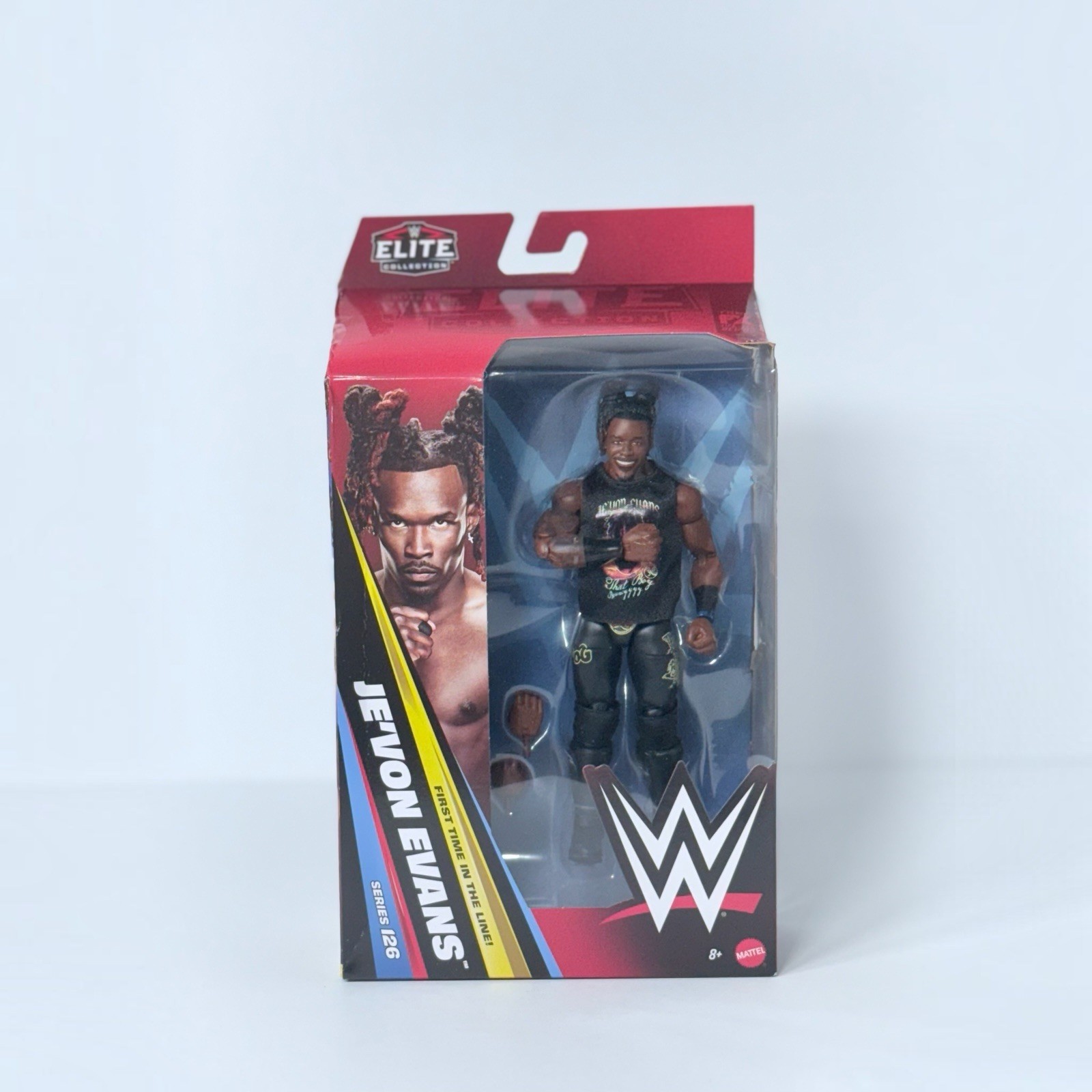 WWE Elite Je’Von Evans Series 126 Mattel Wrestling Action Figure First Time Line