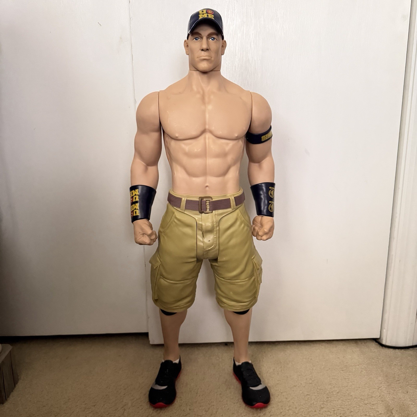 JOHN CENA WWE Large 31&Prime; Tall Action Figure Wicked Cool Toys Doll 2014