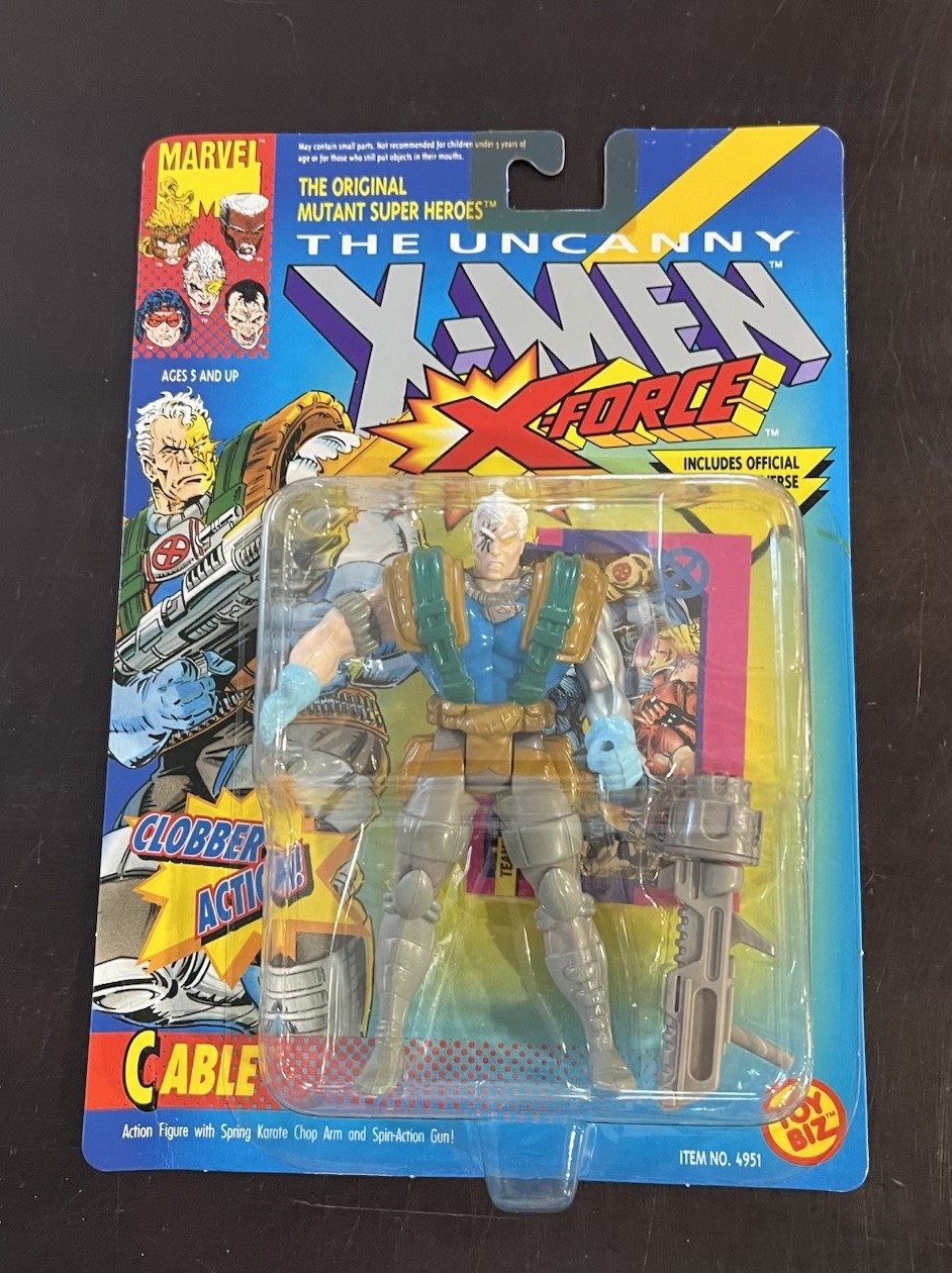 WARPATH & CABLE The Uncanny X-Men X-Force 90s 1990s Marvel ToyBiz 1993