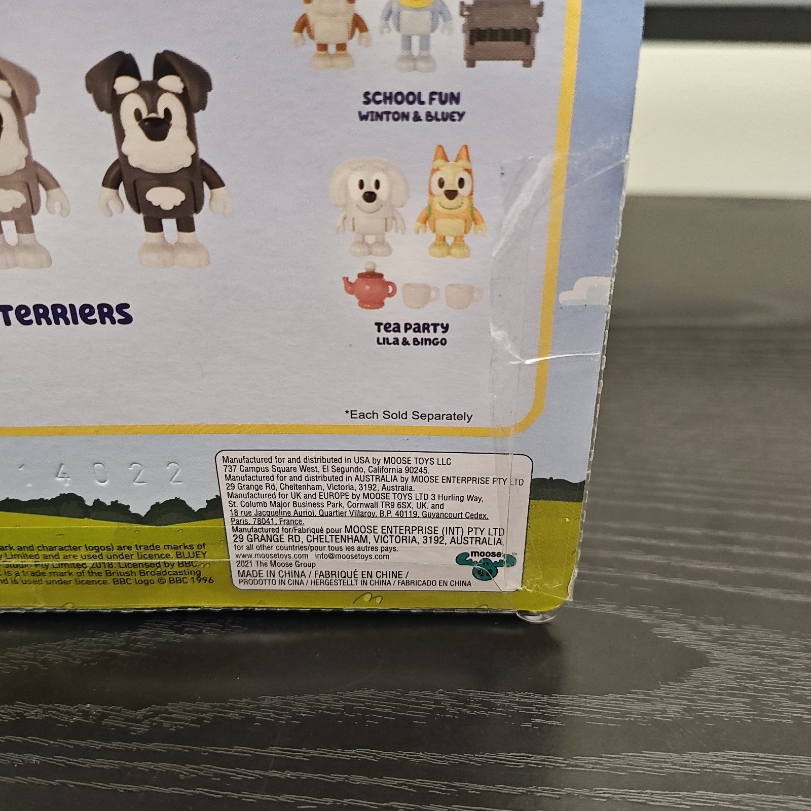 Bluey Figures – The Terriers – School Friends Set – New In Box