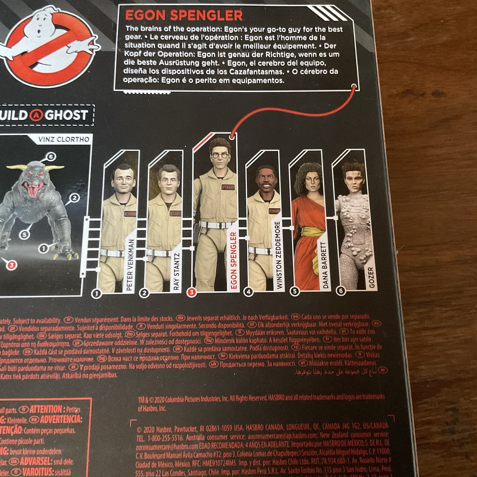 NEW Hasbro E9794 Ghostbusters Plasma Series EGON SPENGLER 6-Inch Action Figure