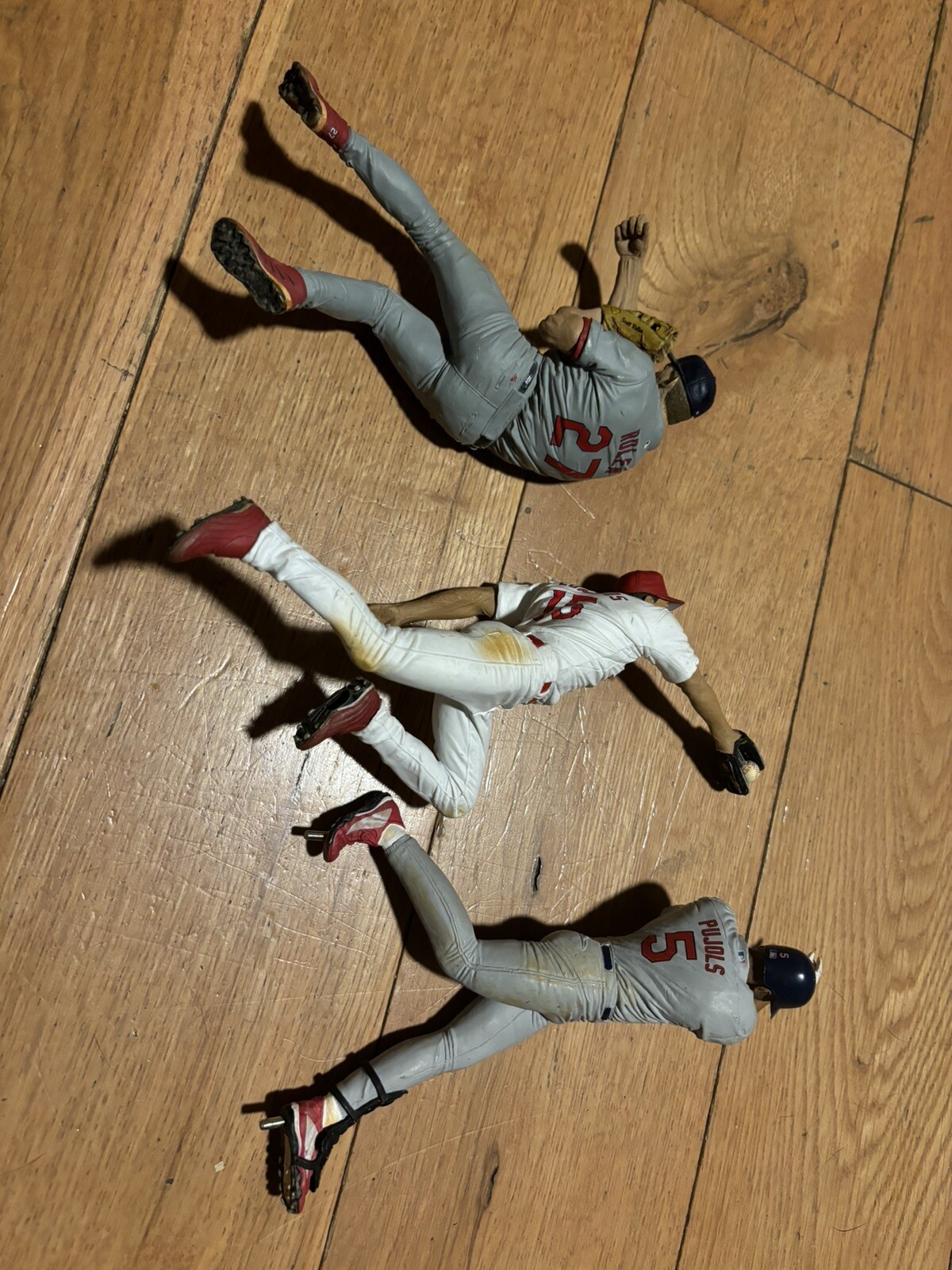 Read McFarlane Albert Pujols Scott Rolen Jim Edmonds Action Figures Cardinals