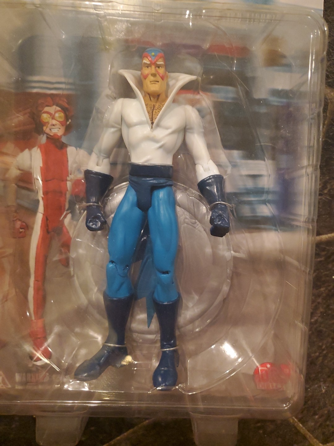 DC Direct Max Mercury Action Figure 2000 DC Comics Flash Retro Cardback