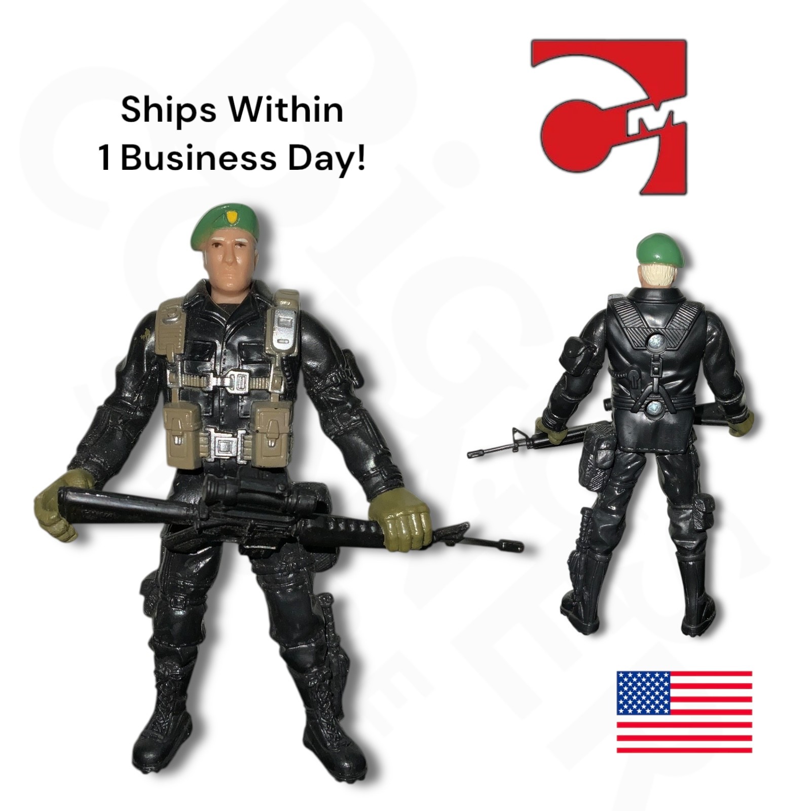 Chap Mei Special Forces – Colonel Stewart Green Beret – 3.75&Prime; Action Figure Y2K