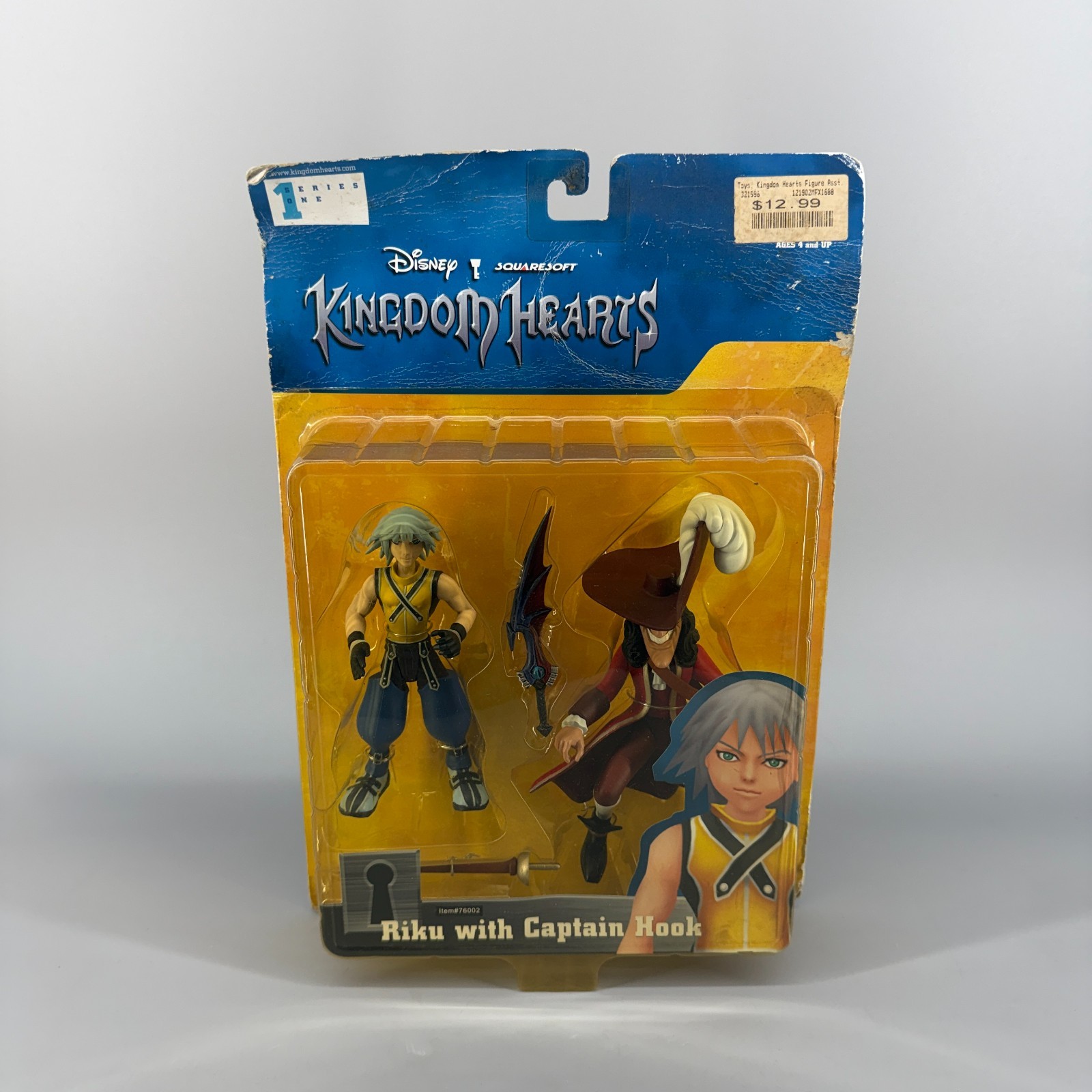 Disney Kingdom Hearts Riku with Captain Hook Figures Squaresoft Series 1 Mirage